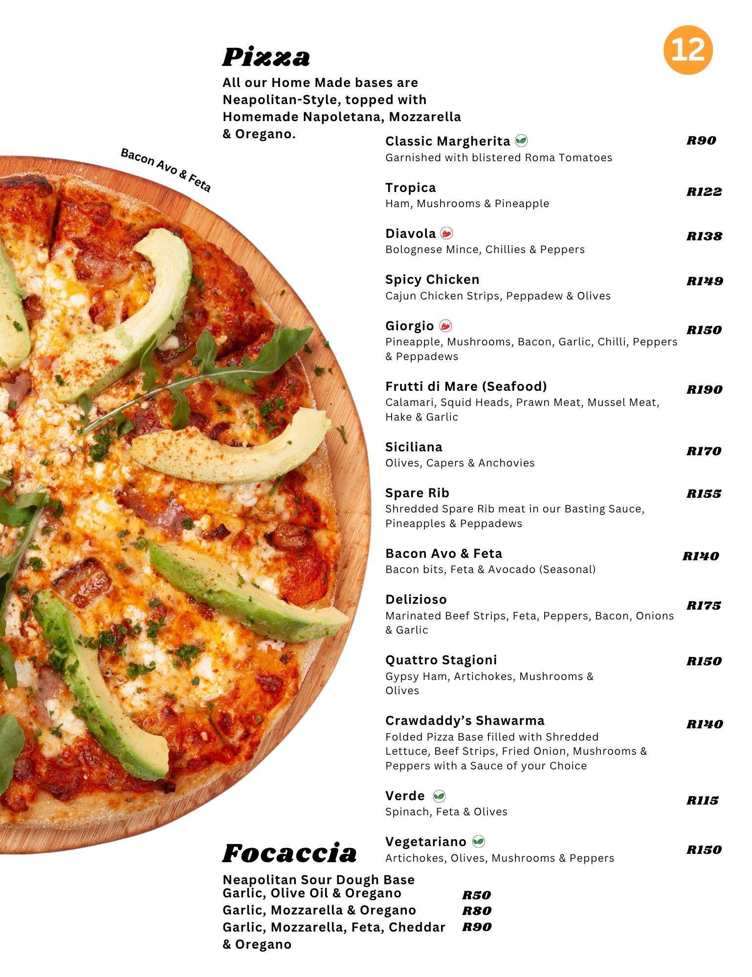 Menu page 15